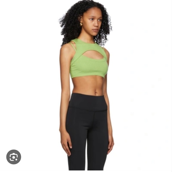 Danielle Guizio knit cut out crop top size M - Picture 3 of 8